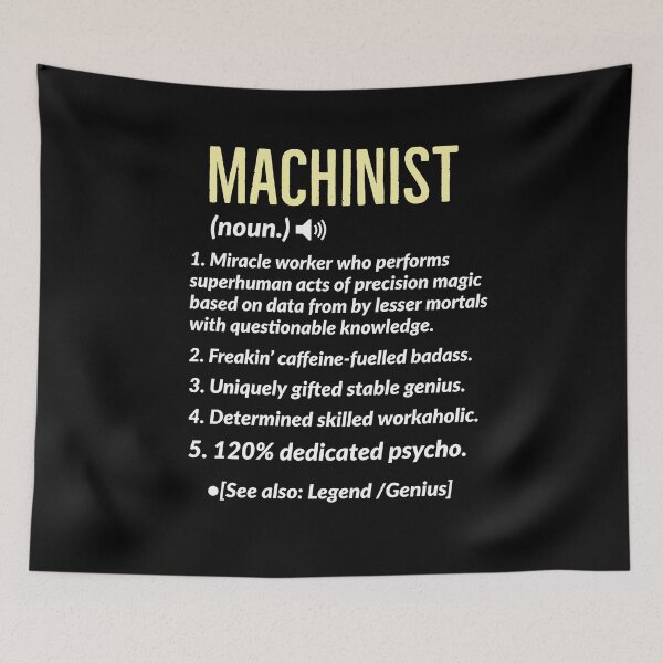 Item preview, Machinist Definition Gift designed and sold by Luna1Shop.