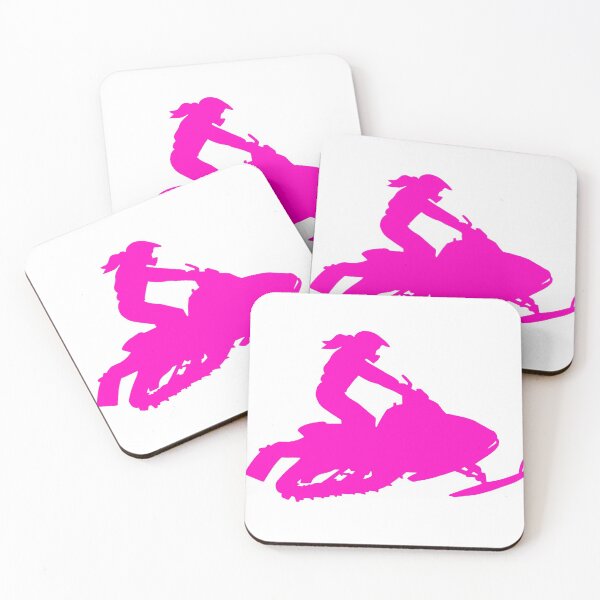 Item preview, Pink snowmobile girl designed and sold by Bluezorel.