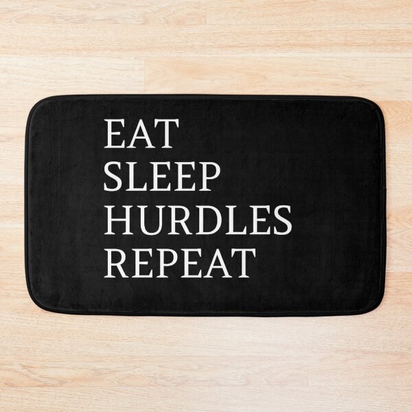 Item preview, Eat sleep hurdles repeat  designed and sold by Rehaaam.