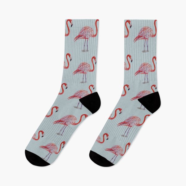 Item preview, Pink Flamingo Painting (no background) designed and sold by Emily Bickell.
