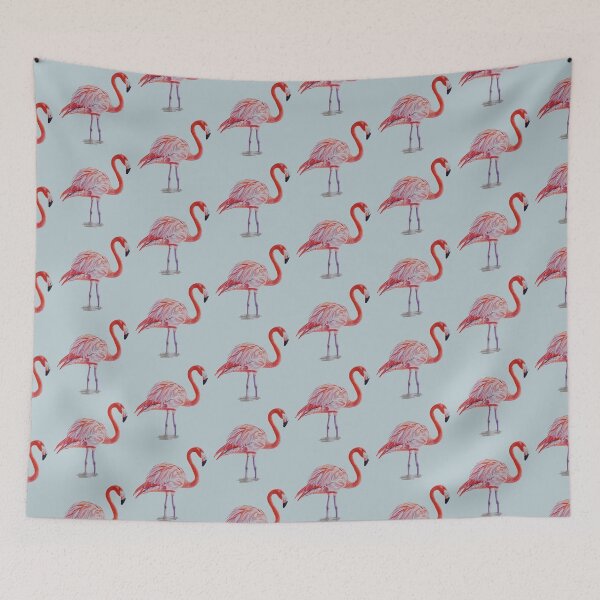 Item preview, Pink Flamingo Painting (no background) designed and sold by Emily Bickell.
