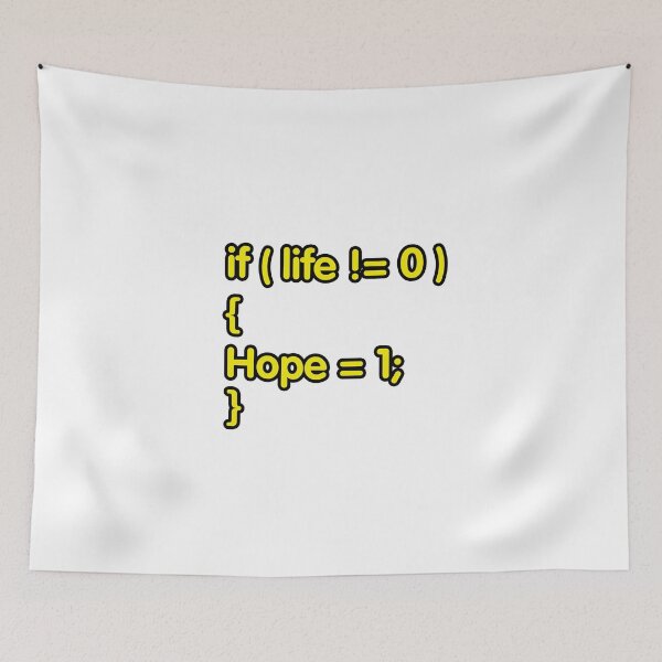 Item preview, Where/While there is life, there is hope (Yellow) designed and sold by Lamara Belhamiche.