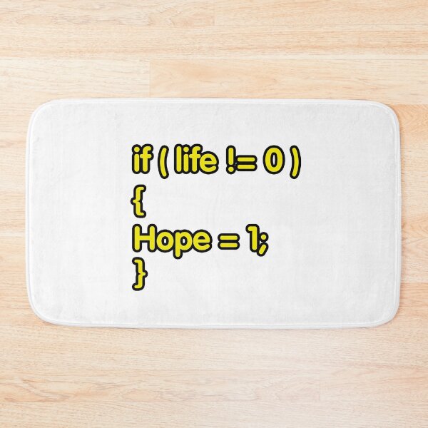 Item preview, Where/While there is life, there is hope (Yellow) designed and sold by Lamara Belhamiche.