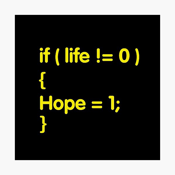 Item preview, Where/While there is life, there is hope (Yellow) designed and sold by Lamara Belhamiche.