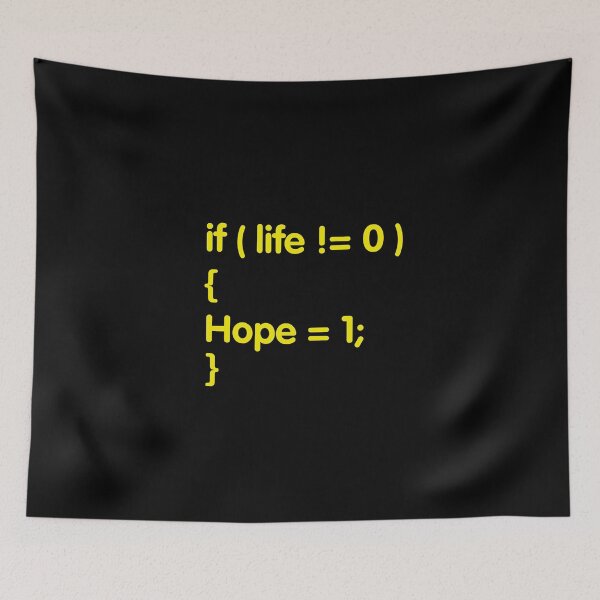Item preview, Where/While there is life, there is hope (Yellow) designed and sold by Lamara Belhamiche.