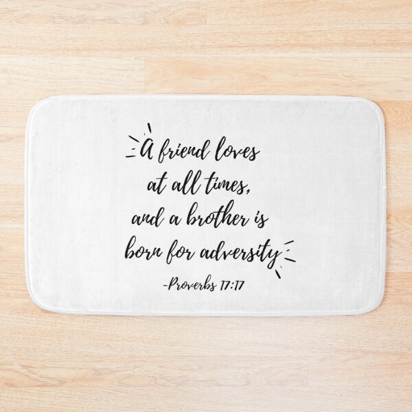 Item preview, A brother is born for adversity (black text) designed and sold by Grace Feucht.