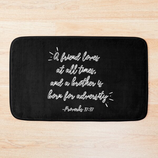 Item preview, A brother is born for adversity (white hollow text) designed and sold by Grace Feucht.