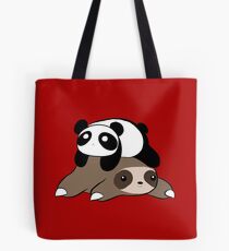 Sloth and Panda Tote Bag