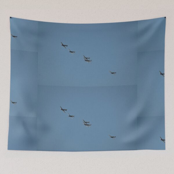 Item preview, Temora Airshow 2021 - WW2 Fighter Formation Turning designed and sold by muz2142.