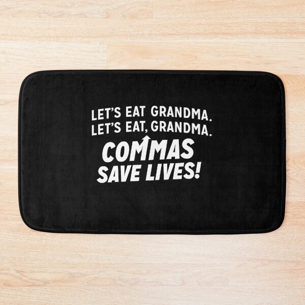 Item preview, Commas Save Lives designed and sold by Merritt Chase.