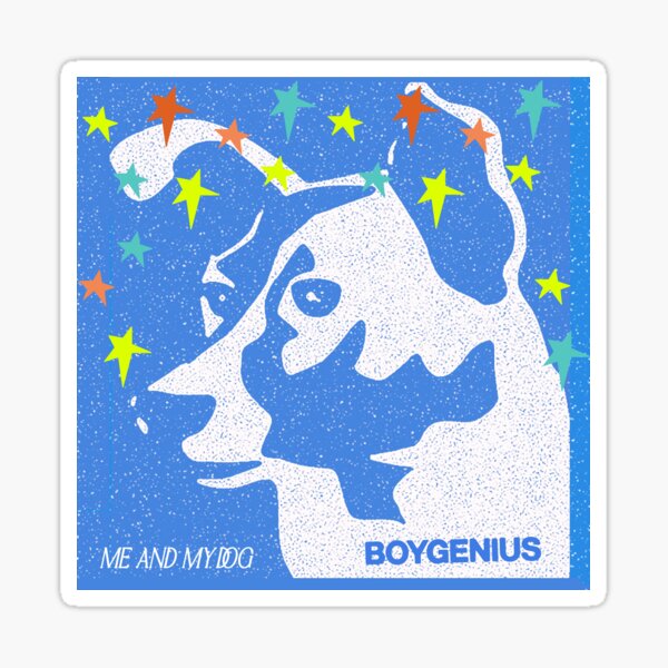 me and my dog -- boygenius Sticker