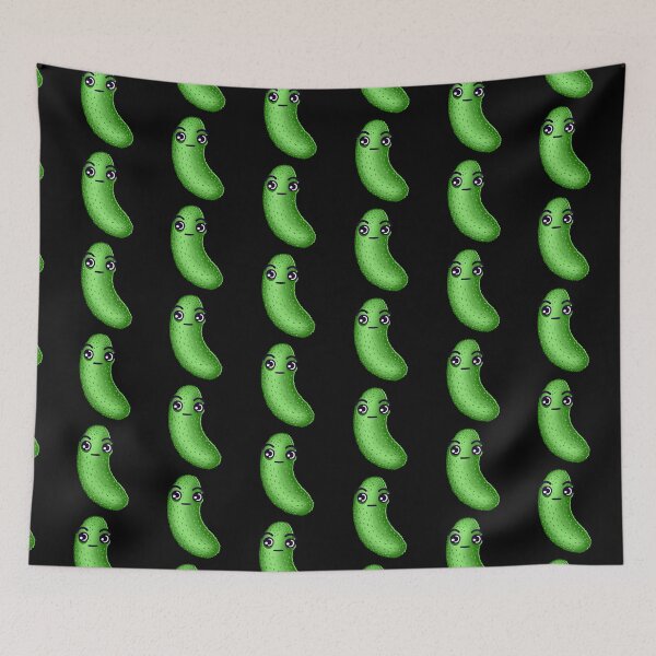 Item preview, An unhappy green dill pickle designed and sold by jazzydevil.