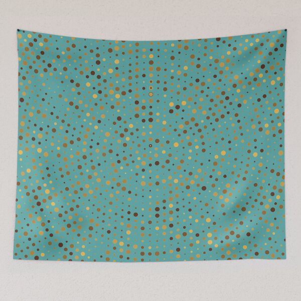 Item preview, Turquoise Dots on the Rings designed and sold by Ksaavet.