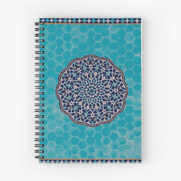 Item preview, Islamic Mosaic Art - Turquoise and Navy designed and sold by Sahel Designs.
