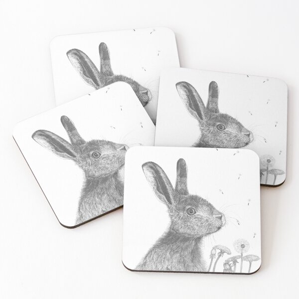 Item preview, Burdock the Hare designed and sold by sarahgeefineart.