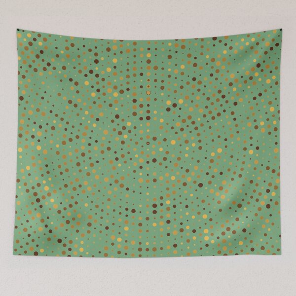 Item preview, Dots on the Rings Over Green designed and sold by Ksaavet.