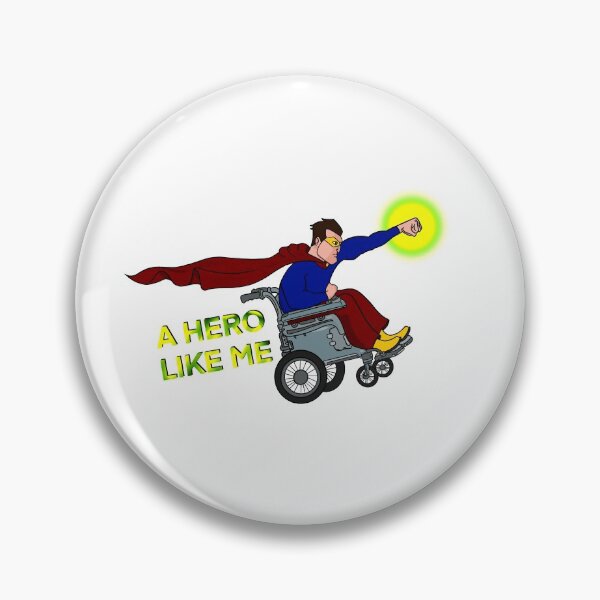 Item preview, A Hero Like Me - Handicapped Superhero designed and sold by Noodly Doodles.