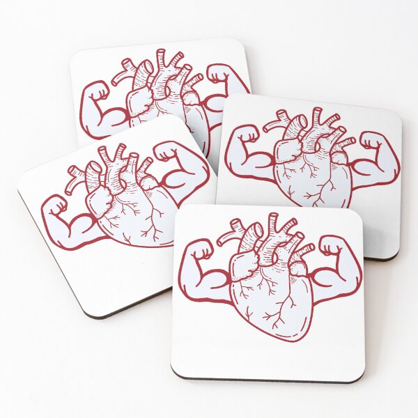 Item preview, Heart with big muscles designed and sold by SusanaDesigns.