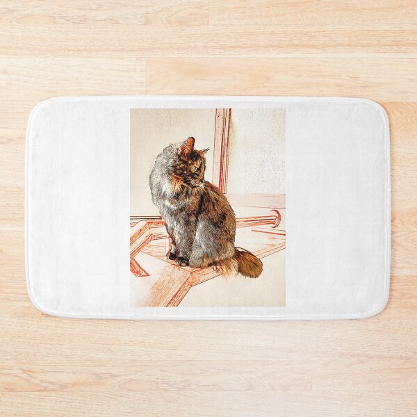 Item preview, Tortoiseshell Cat Artwork designed and sold by CrazyCatChick.