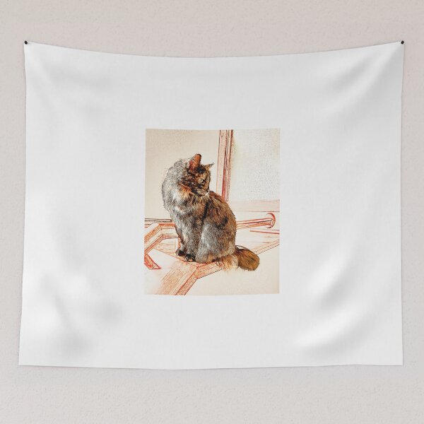 Item preview, Tortoiseshell Cat Artwork designed and sold by CrazyCatChick.