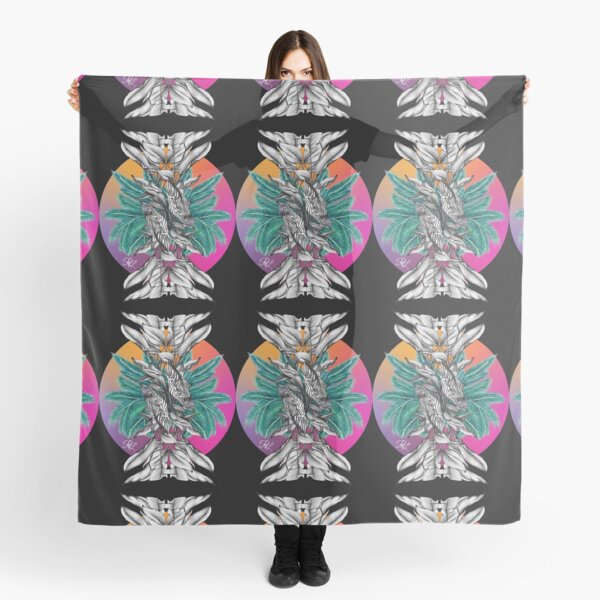 Zebra Palm Tree Scarf