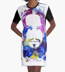 Jesus Christ - Watercolor Graphic T-Shirt Dress