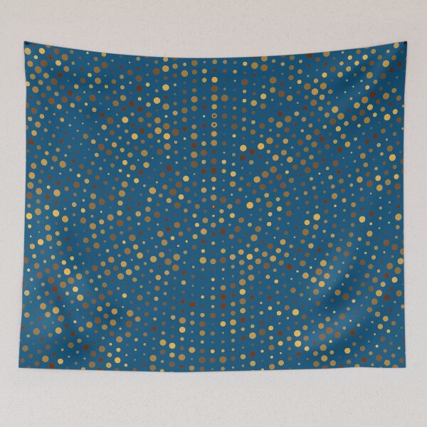 Item preview, Dots on the Rings Over Blue designed and sold by Ksaavet.