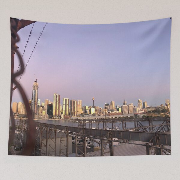Item preview, Purple sky, golden buildings - Sydney designed and sold by Kenzo Hosomi.