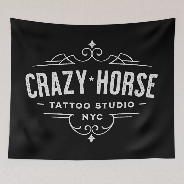 Item preview, Crazy Horse Tattoo Studio, NYC designed and sold by omahatrading.
