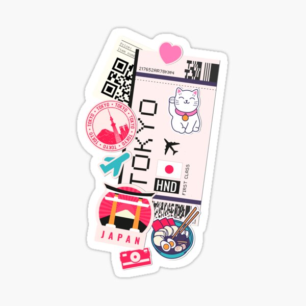 Item preview, Travel Boarding Pass First Class Ticket to Tokyo designed and sold by Tylernotcreator.