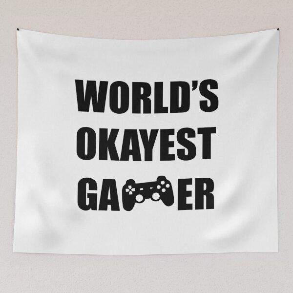 Item preview, World's Okayest Gamer designed and sold by Adel Qasem.