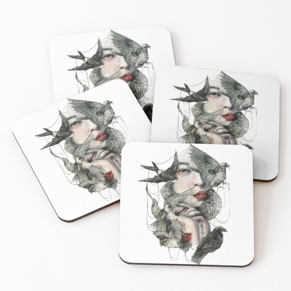Item preview, Bird amnesia Mysterious faces designed and sold by Artisticsnap.
