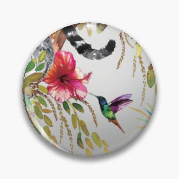 Item preview, Statement Multi color Lemur Metallic designed and sold by WearWolfDesigns.
