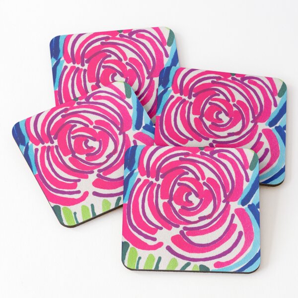 Item preview, Bright Abstract Flower designed and sold by artbyalette.