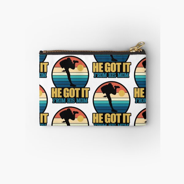 Item preview, He Got It From His Mom | Baseball Player designed and sold by GravitiTees.