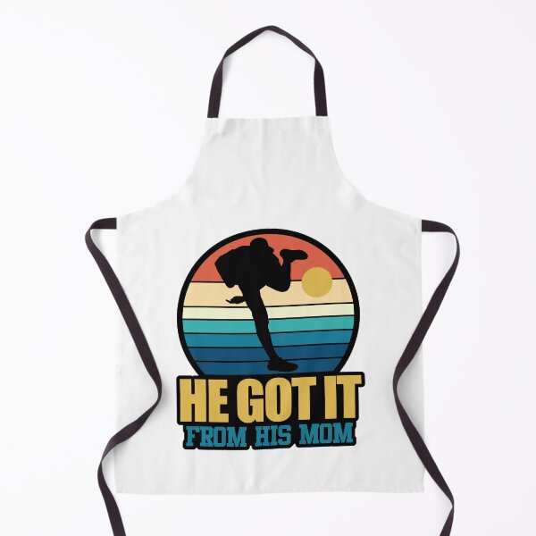 Item preview, He Got It From His Mom | Baseball Player designed and sold by GravitiTees.