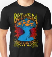 "Buy the ticket take the ride" Hunter S. Thompson quote original drawing Unisex T-Shirt