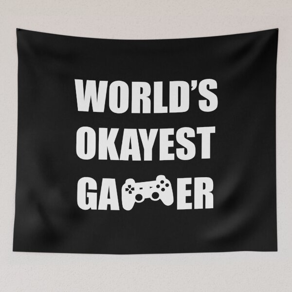 Item preview, World's Okayest Gamer designed and sold by Adel Qasem.
