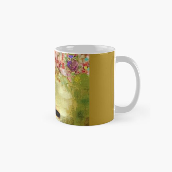 The Owl Watches Kitty at Play Classic Mug