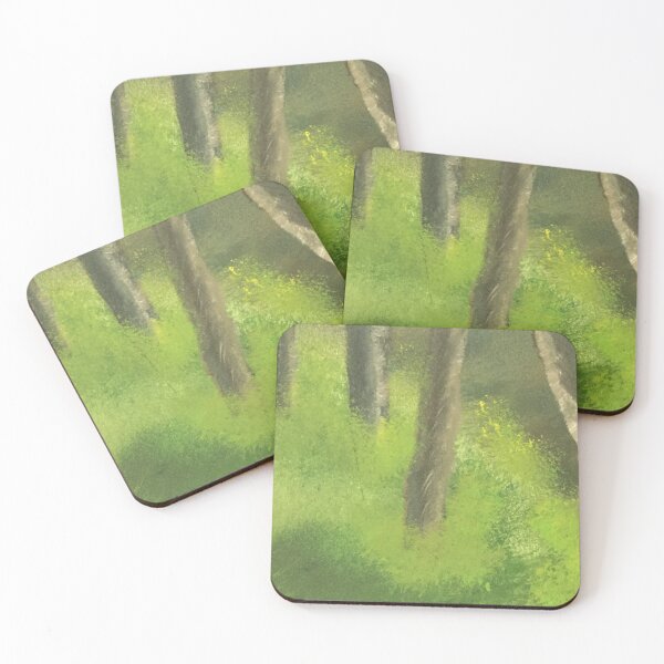 Item preview, Quietud en el bosque pintura al óleo pintada a mano designed and sold by UncleStuScience.