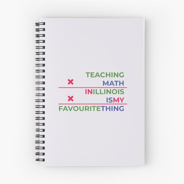 Item preview, Teaching math in Illinois is my favourite thing  designed and sold by Cat-designs.