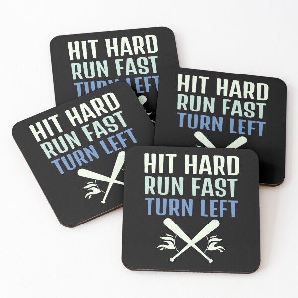 Item preview, Hit Hard Run Fast Turn Left designed and sold by Wachi-A.