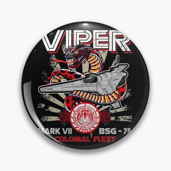 Item preview, Viper Mark VII BSG Colonial Fleet Battlestar designed and sold by Alema Art.
