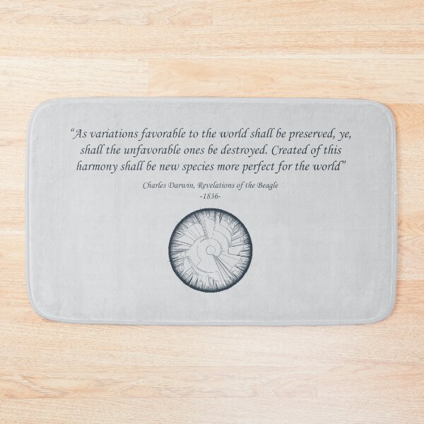 Item preview, Satirical Darwin Evolution Quote - Light designed and sold by DeepSpaceDesigns.