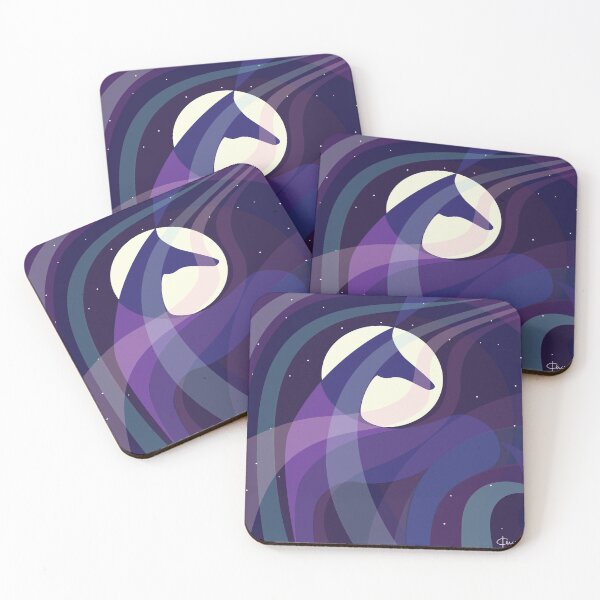 Item preview, The Purple Horse and the Moon designed and sold by nevenachala.