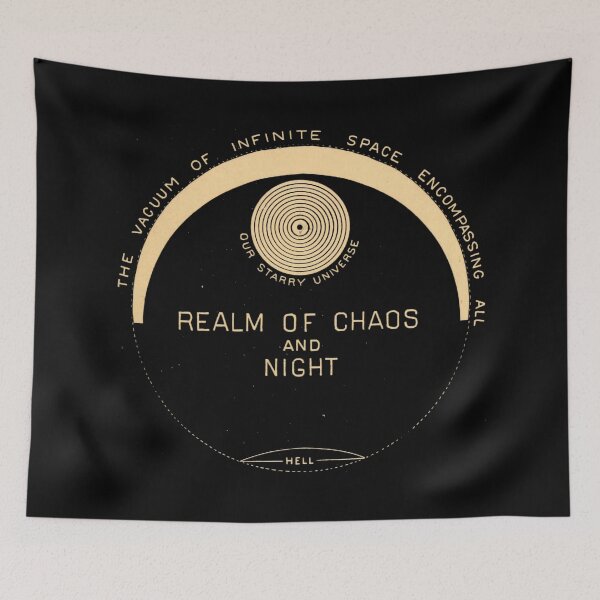 Item preview, Milton's Universe from Paradise Lost designed and sold by JuxtaHead.