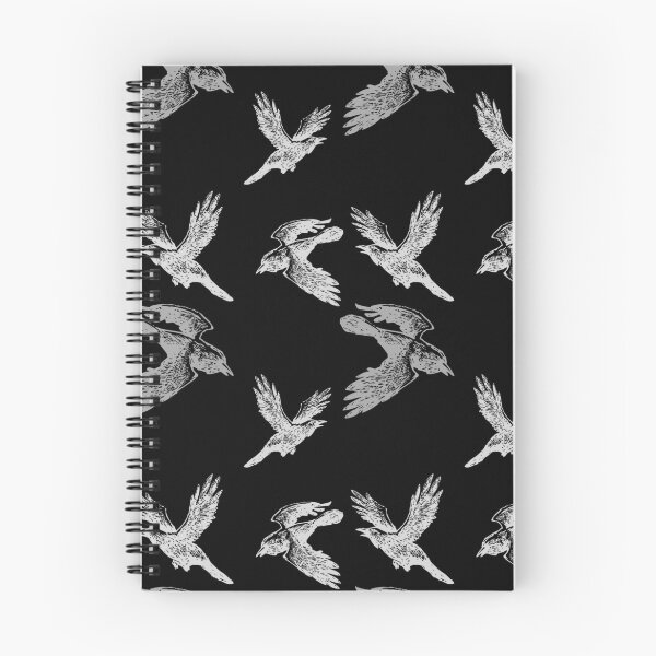Item preview, Dark crow bird pattern designed and sold by TheWaterBirds.