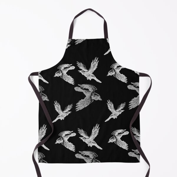 Item preview, Dark crow bird pattern designed and sold by TheWaterBirds.