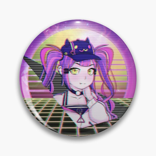 Item preview, Tokoyami Towa Hololive Outrun Aesthetic designed and sold by TonaPlancarte.