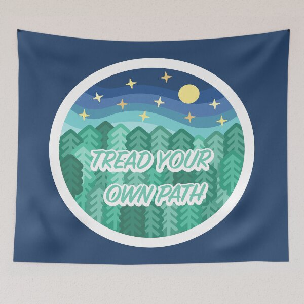 Item preview, Tread Your Own Path designed and sold by WindnWillowsCo.